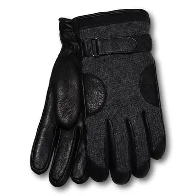 Men's Classic Wool and Leather Gloves