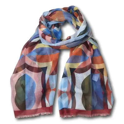 Geometric Print Scarf