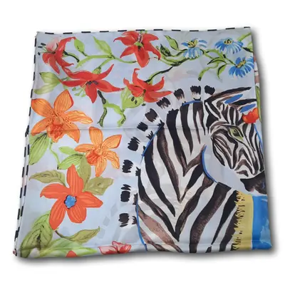 Silk Animal Print with Trim