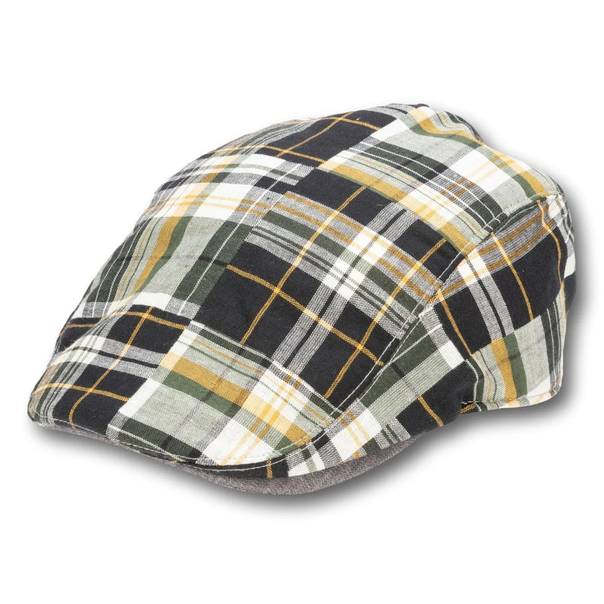 Multi Plaid Ivy Cap