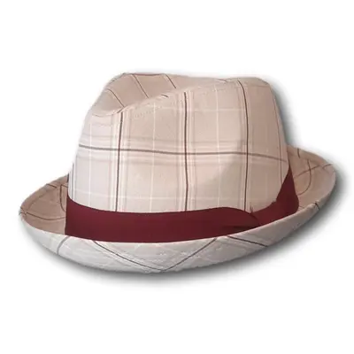 Plaid Teardrop Fedora