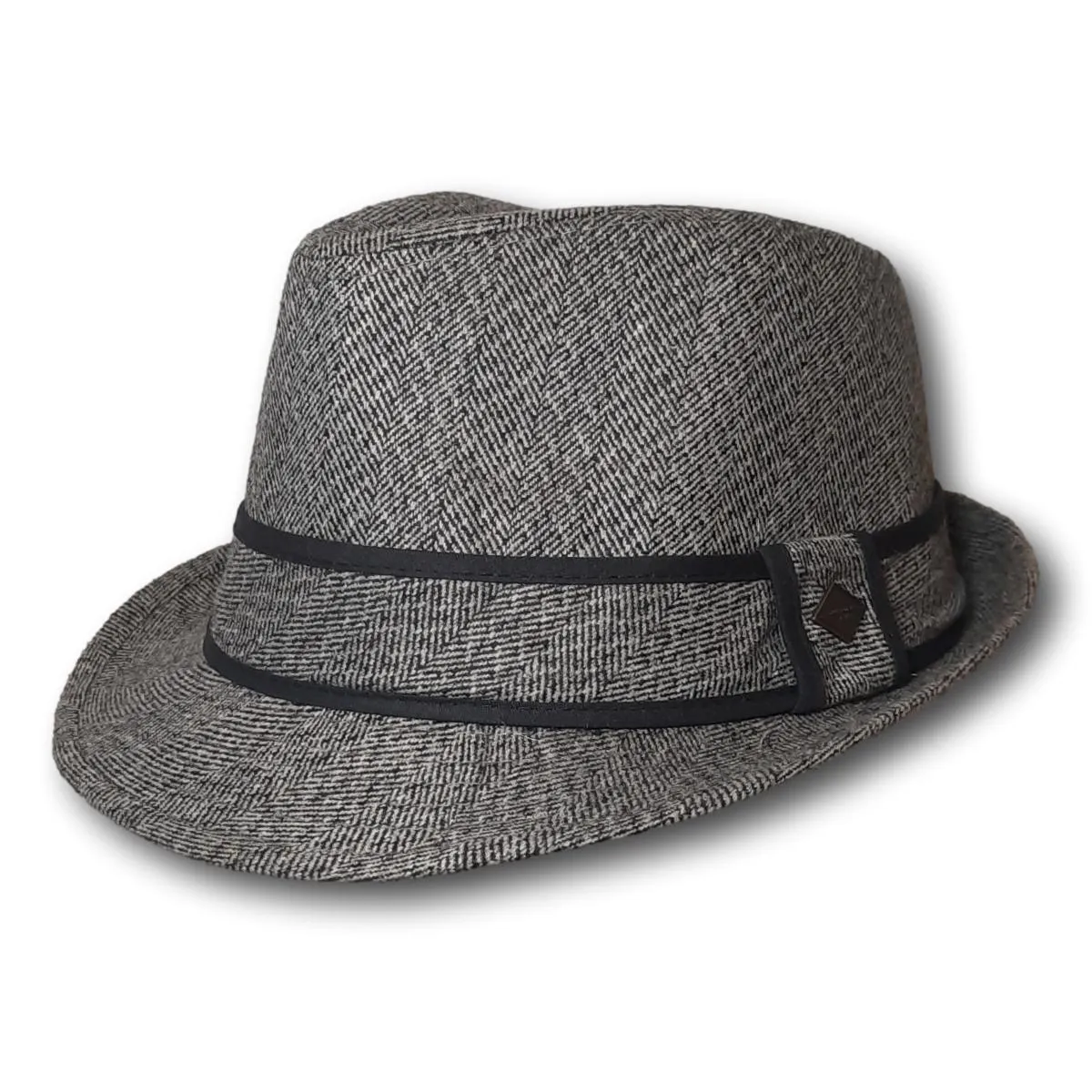 Tweed Short Brim Fedora