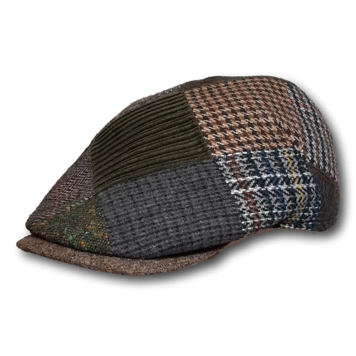 Large Patch Plaid Cap