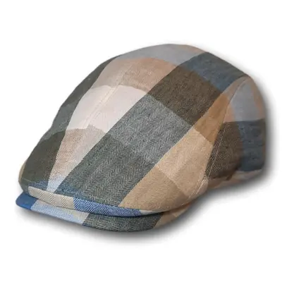 Gottmann Herringbone Check Ivy Cap