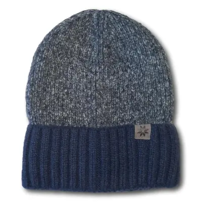 Two-Tone Knit Toque with Cuff