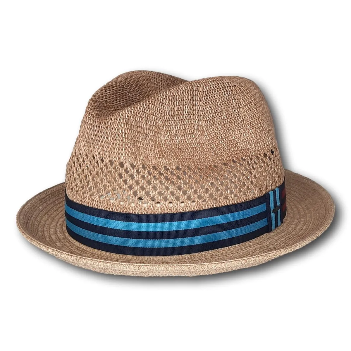 Bailey Three-Tone Stripe Band Fedora