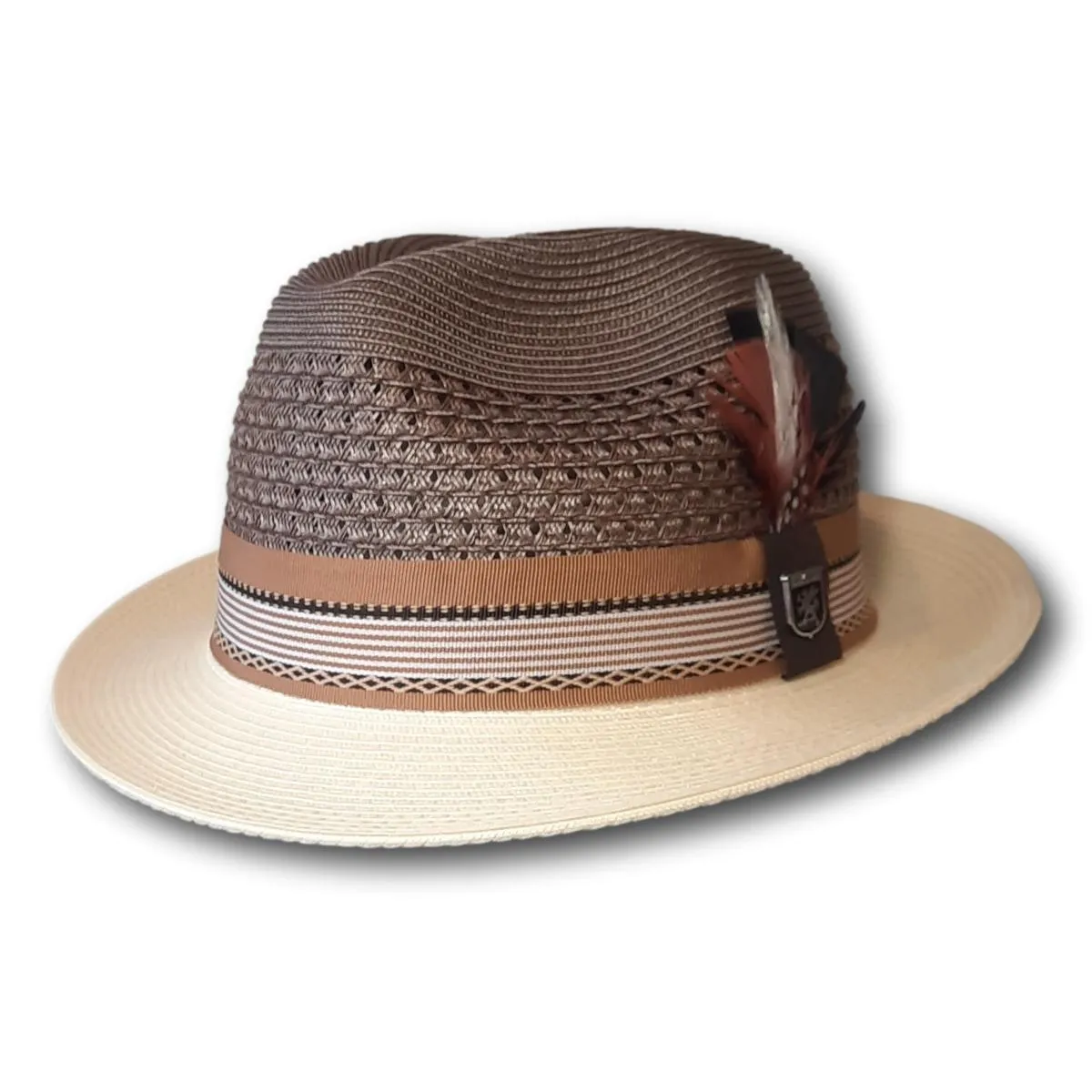 Two-Tone Pinch Fedora