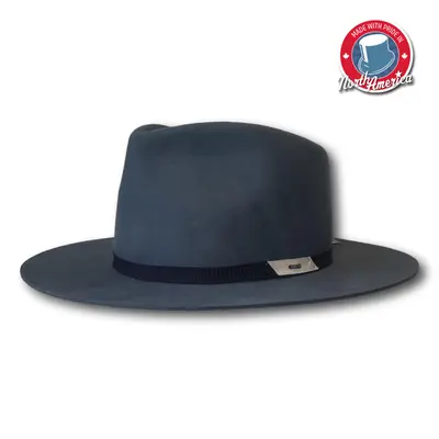 Bailey Two-Tone Grosgrain Flat Brim  Fedora