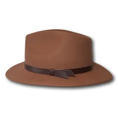 Dr.Jones Wool Felt Fedora with Leather Band