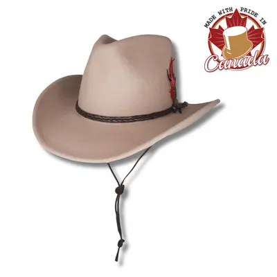 Western with Leather Rope Band