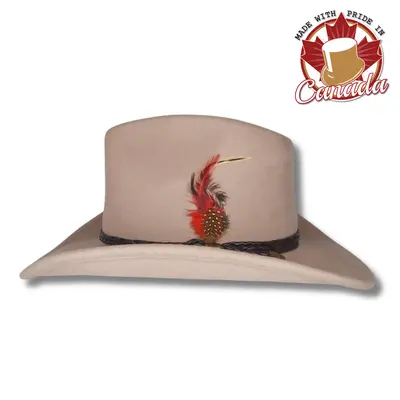 Western with Leather Rope Band