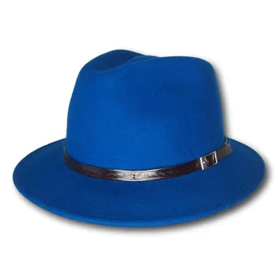 Fedora with Embossed Leather Band