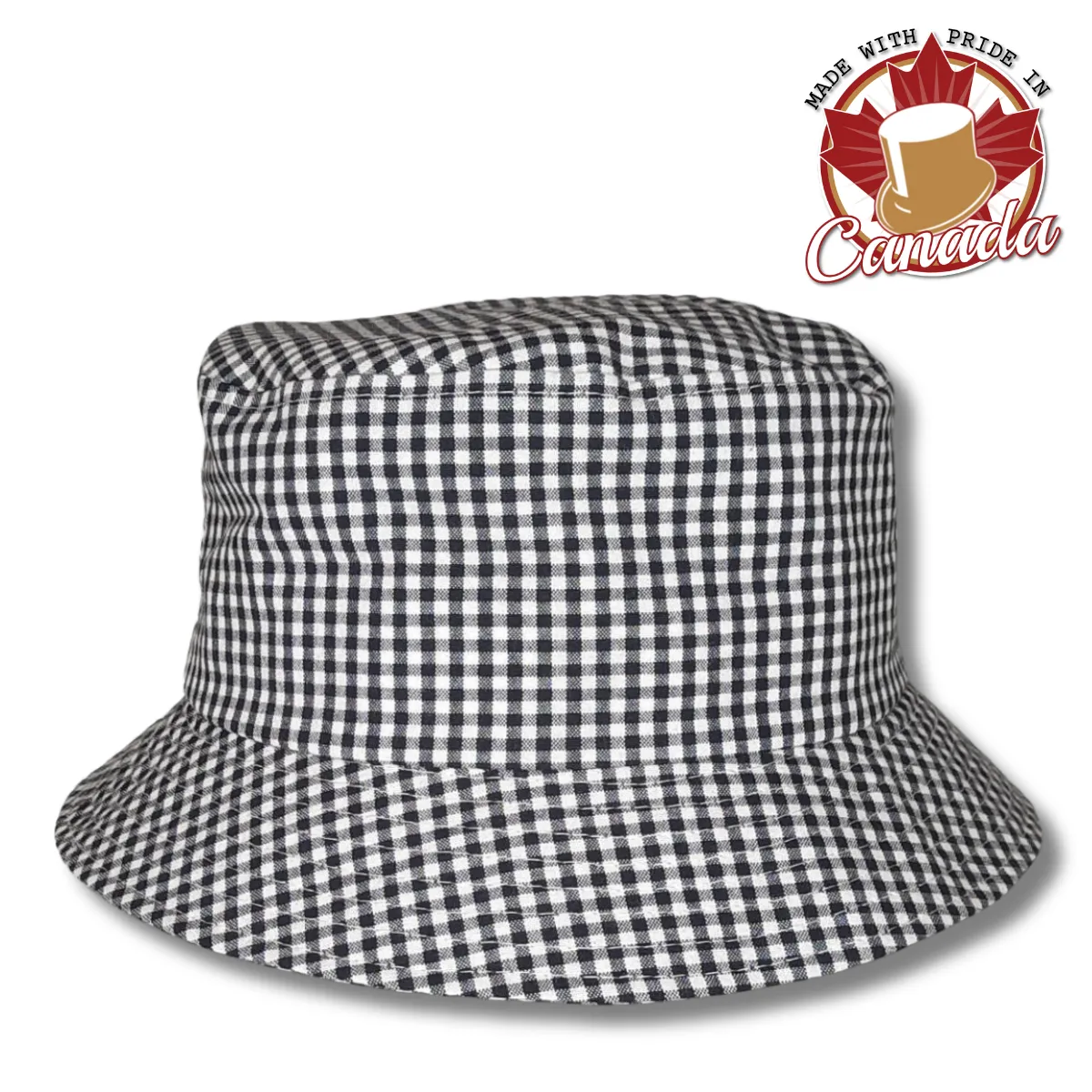 Gingham Printed Bucket