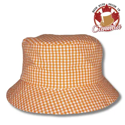 Gingham Printed Bucket