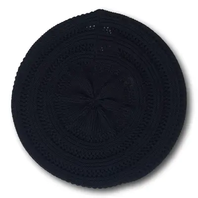 Beret with Lace Pattern