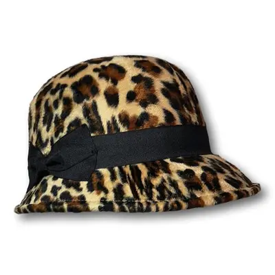 Leopard Print Cloche