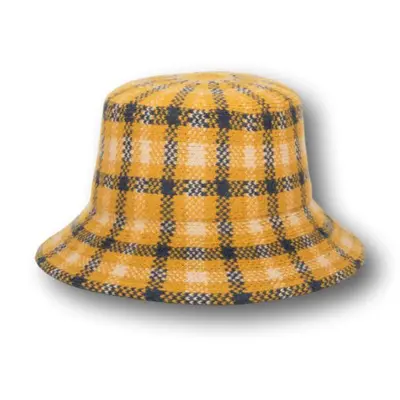 Knit Plaid Bucket