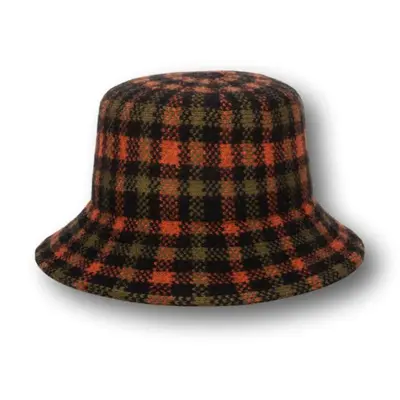 Knit Plaid Bucket