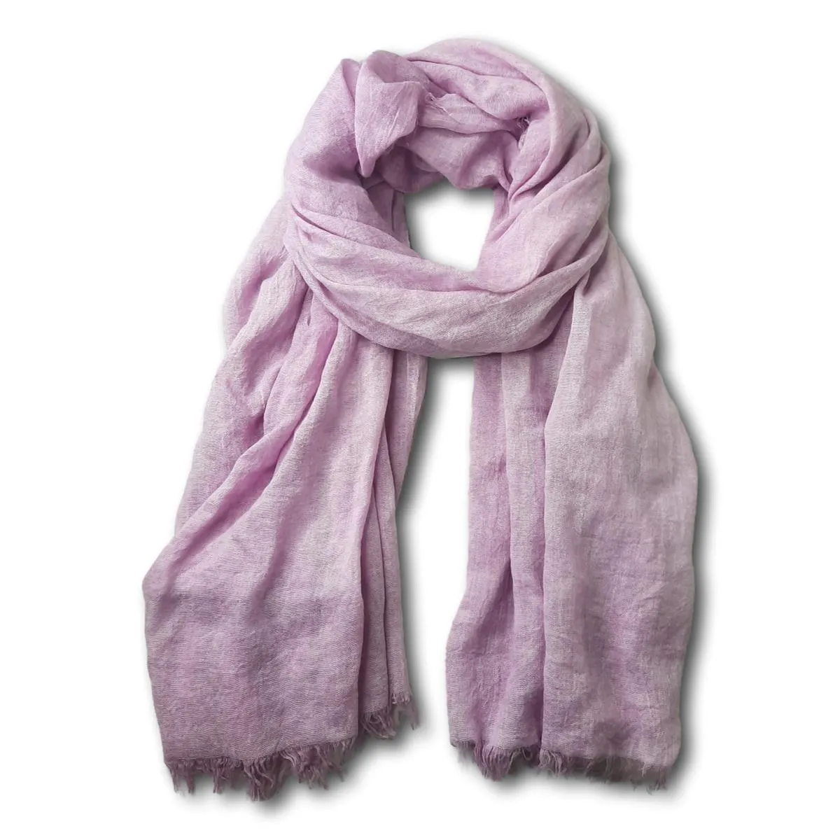 Solid Scarf with Fringe