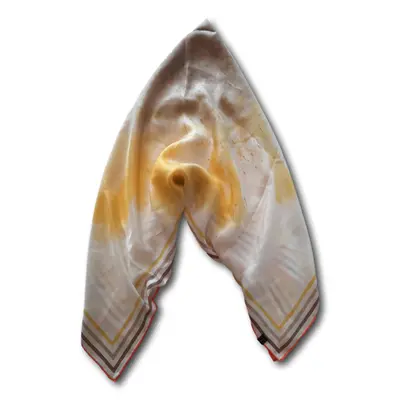 Sunflower Printed Silk Scarf