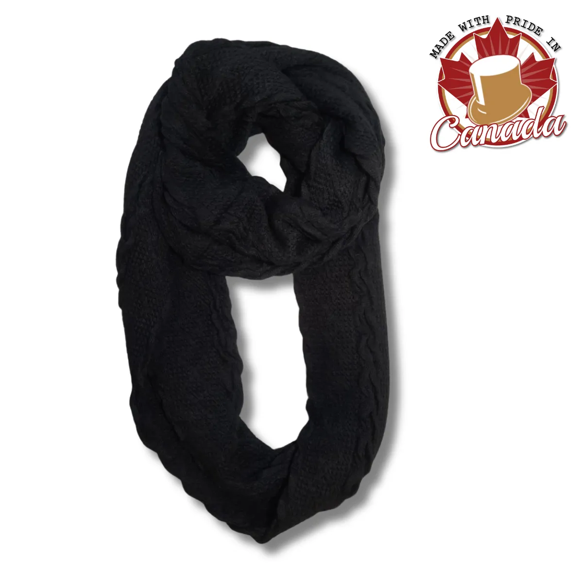 Sanibel Solid Braid Knit Scarf