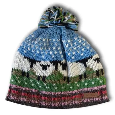Knit Lamb Stripe Toque