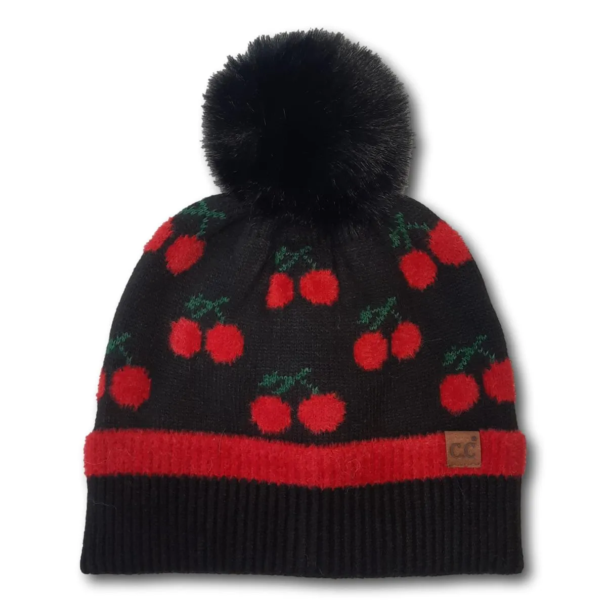 Cherry Printed Toque