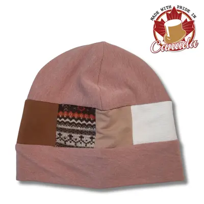 Patchwork Recycled Materials Toque