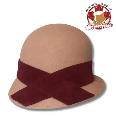 Gatsby Cloche with Contrast Band