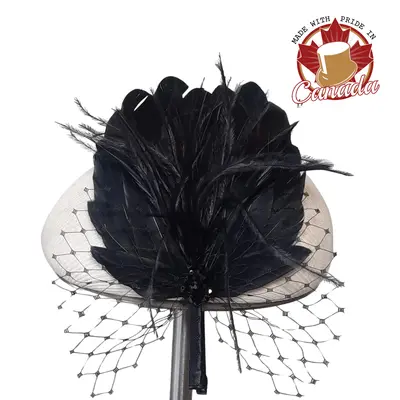 Lady Petunia Feather Headband