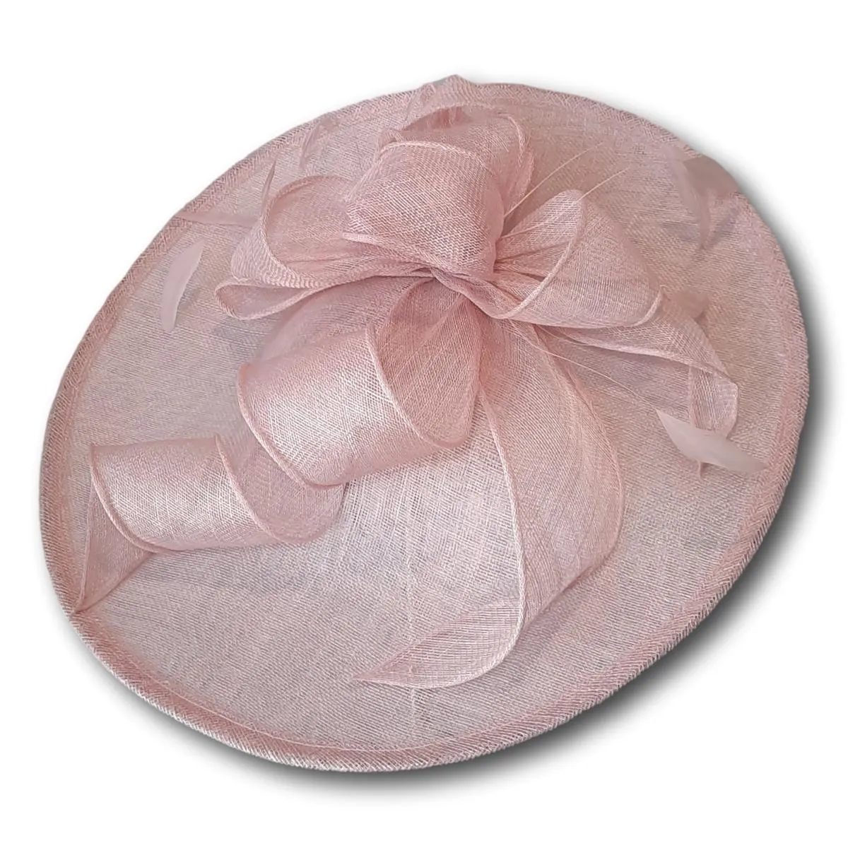 Failsworth Large Sinamay Disc with Bow