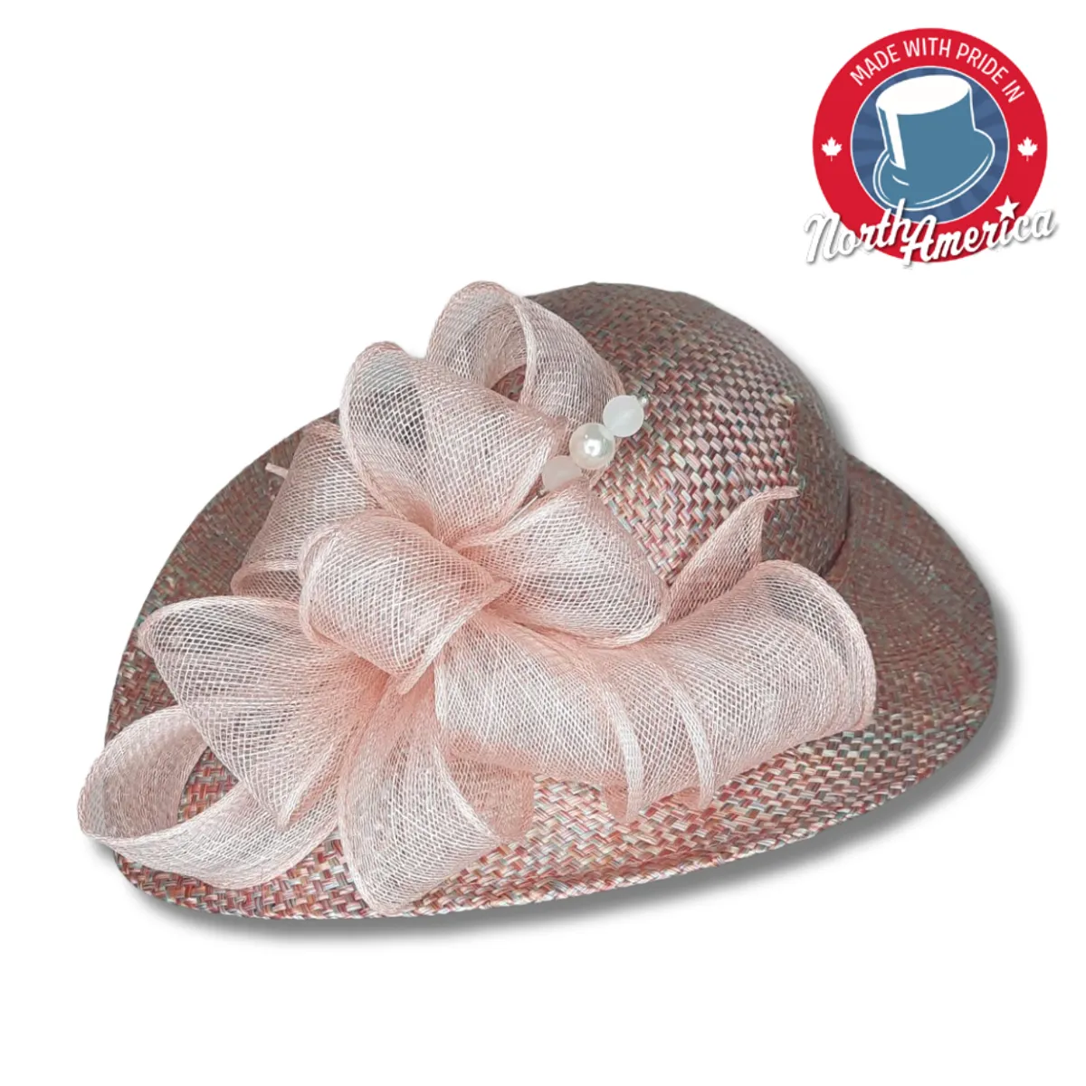 Fascinator with Bow and Pin