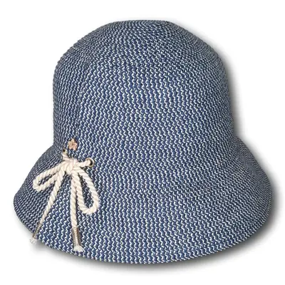Ruched Side Cloche with Rope