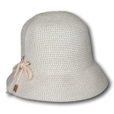 Ruched Side Cloche with Rope