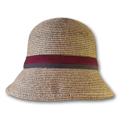 Two Tone Split Back Cloche