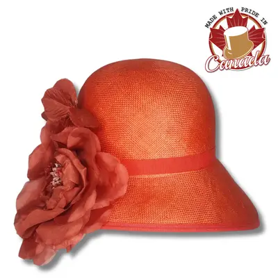 Isla 1 Dress Hat with Large Flower