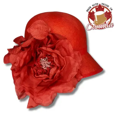 Isla 1 Dress Hat with Large Flower