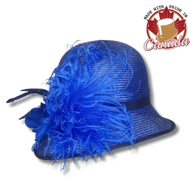 Isla 3 Dress Hat with Feathers