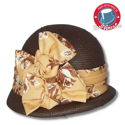 Dress Hat with Double Bows
