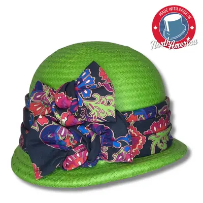 Dress Hat with Double Bows