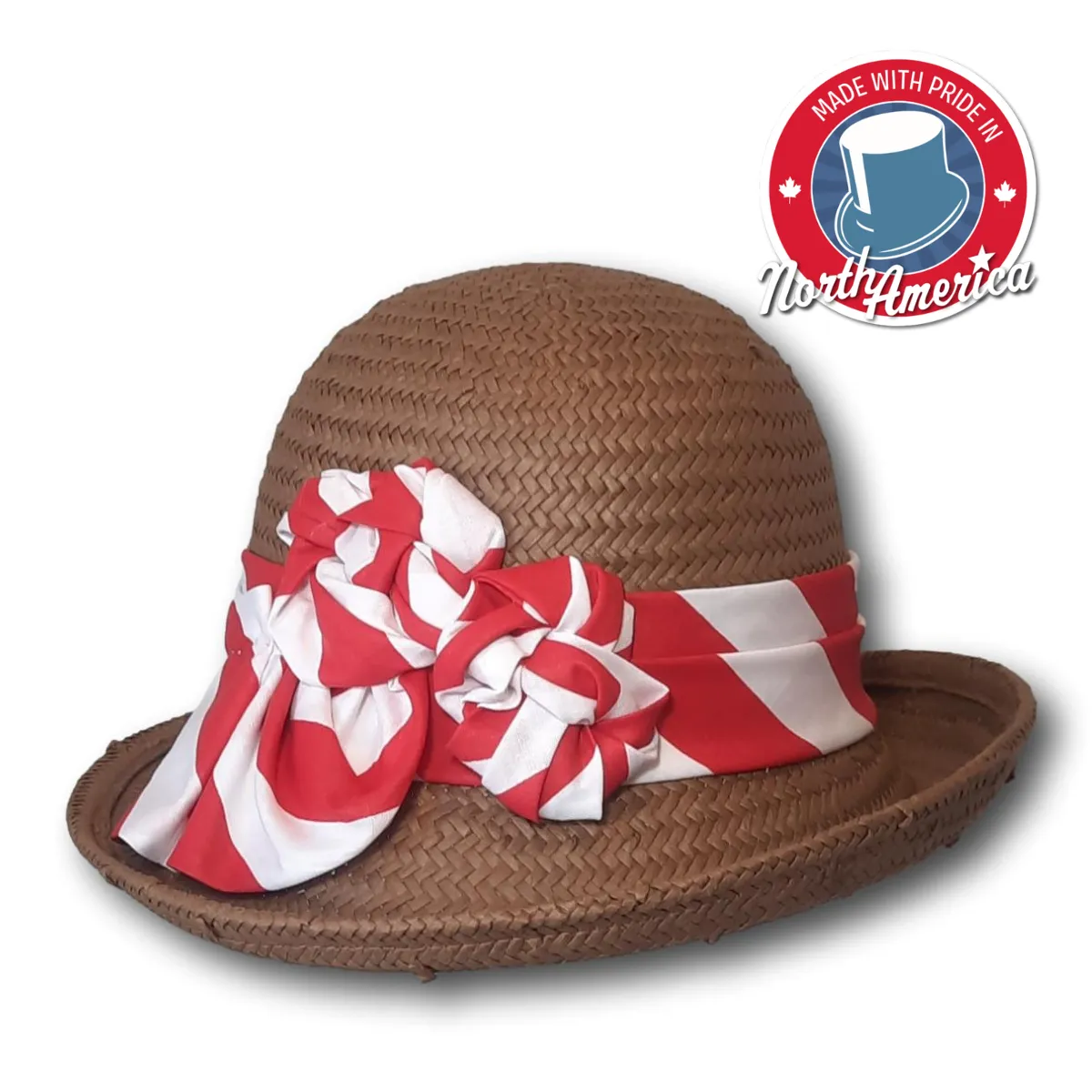 Printed Fabric Band Cloche