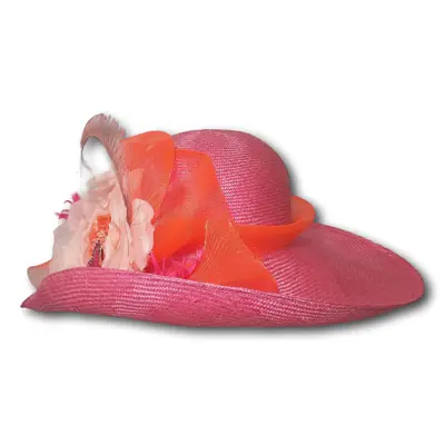 Wide Brim Teardrop Dress Hat