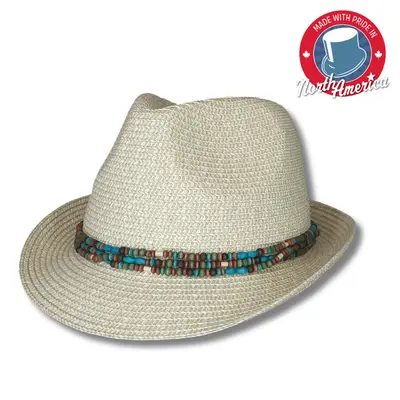 Fedora with Beaded Band