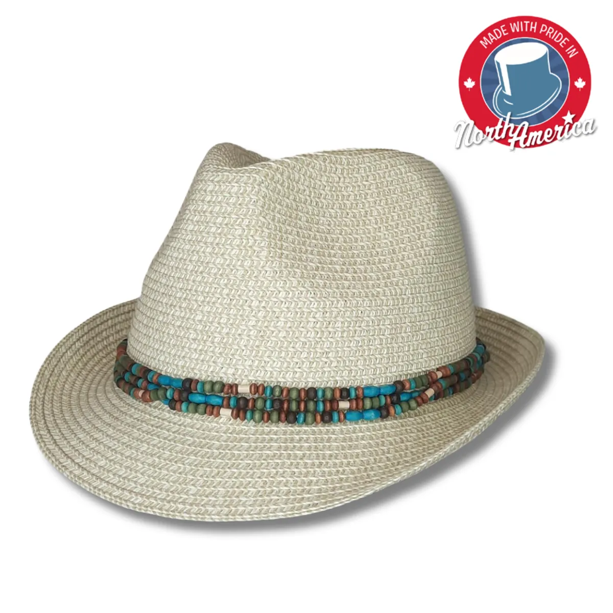 Fedora with Beaded Band