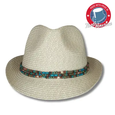 Fedora with Beaded Band