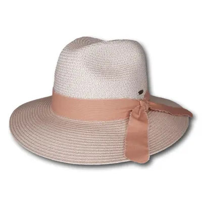 Two-Tone Fedora with Frayed Band