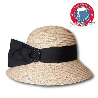 Silk Band Buckle Cloche