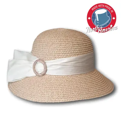 Silk Band Buckle Cloche