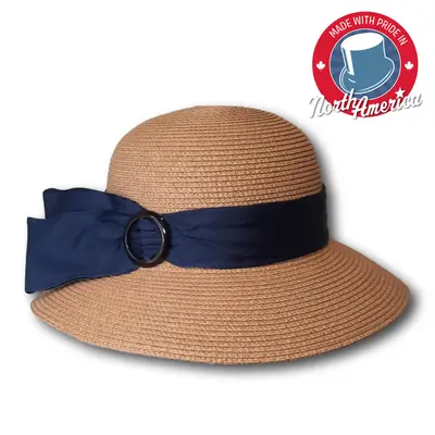 Silk Band Buckle Cloche