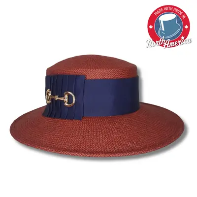 Wide Brim Boater Dress Hat